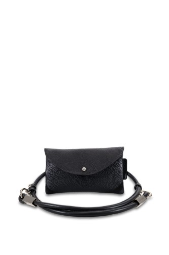 Pocket Bag + Leather Rope Silver