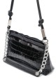 Handbag Croco Black