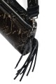 Handbag Snake/Stripes Black