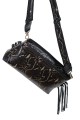 Handbag Snake/Stripes Black
