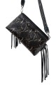 Handbag Snake/Stripes Black