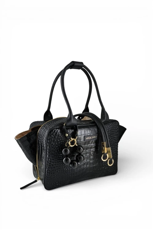 Box bag Black croco gold 2026 3.jpg