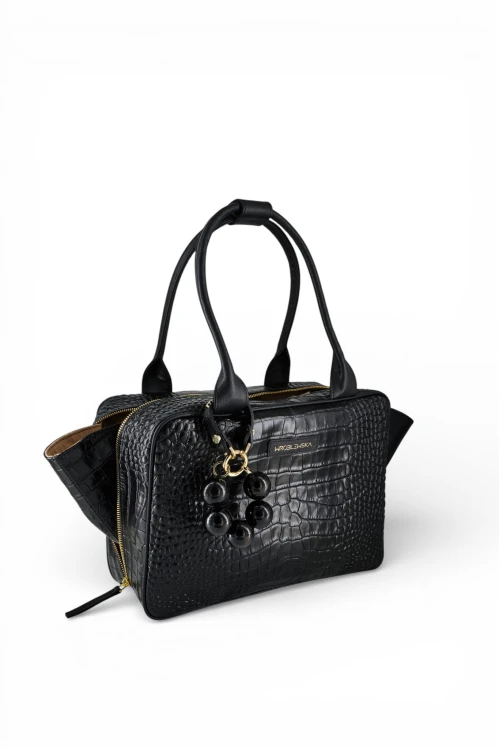 Box bag Black croco gold 2026 1.jpg