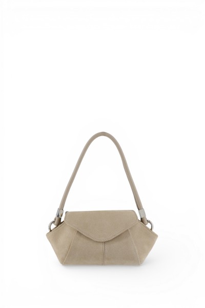 SHELL BAG S SAND VELVET