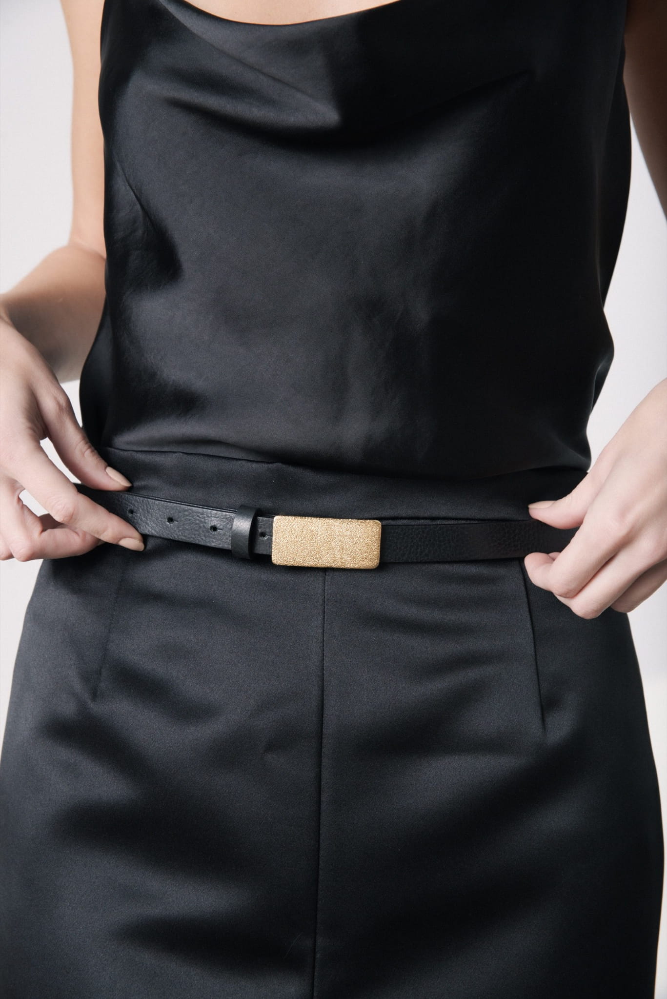 Leather Belt Gold | sklep internetowy Bywroblewska.com